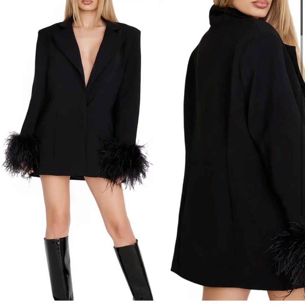 HOUSE OF CB OVERSIZED BLAZER DRESS